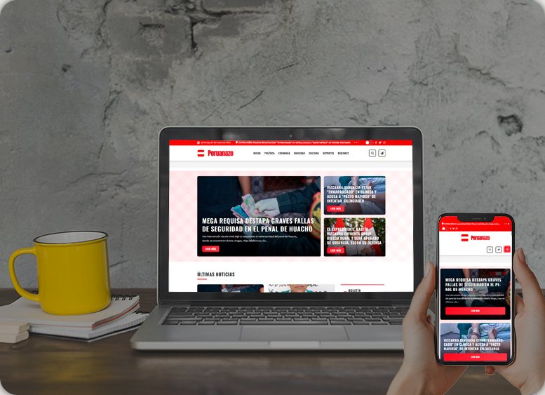Web de Peruanazo Noticias